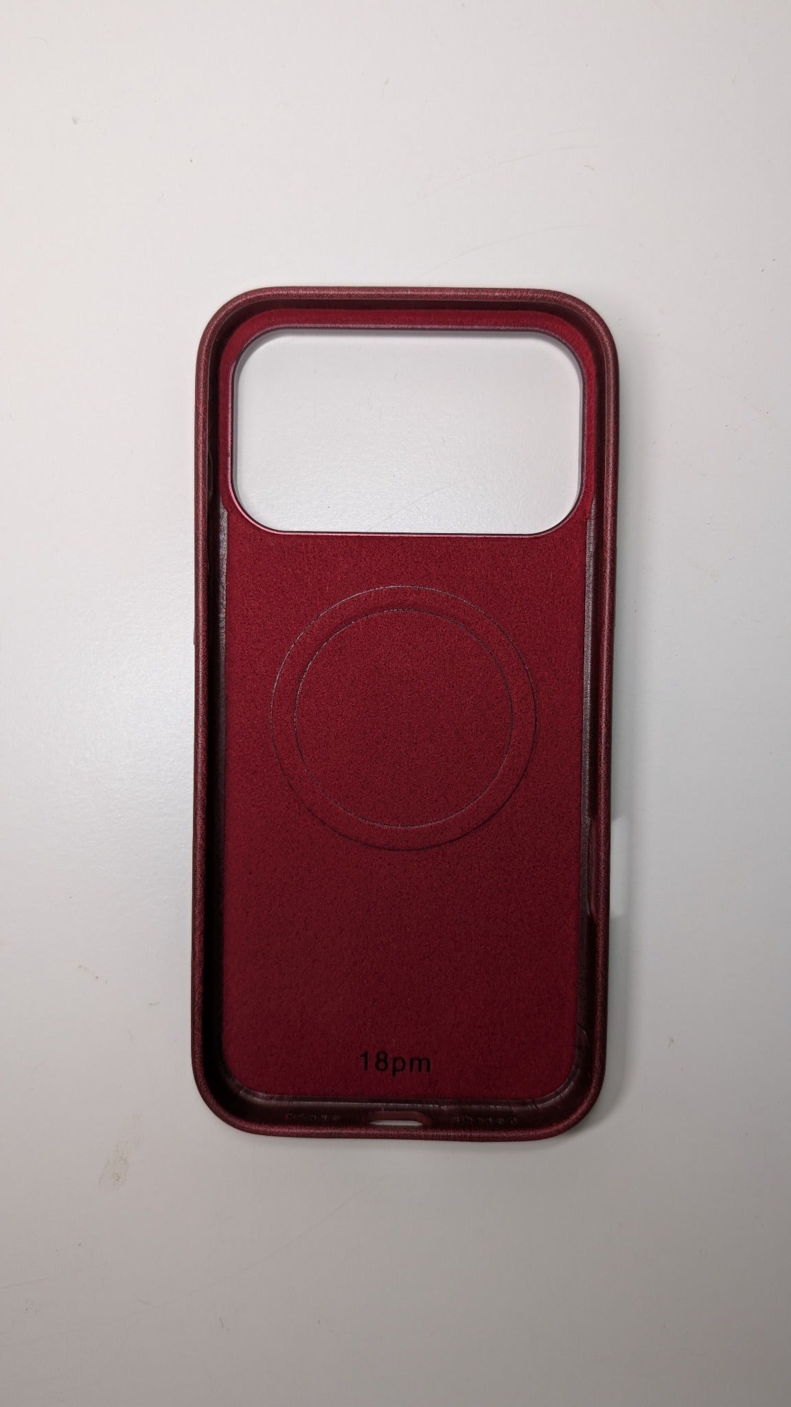 ELVQ Bordeaux metal button detail